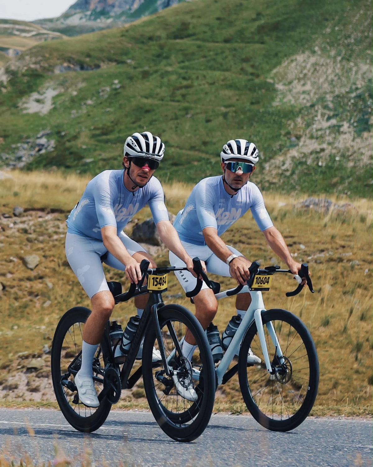 Prévente : Maillot Race manches courtes Bleu Ciel
