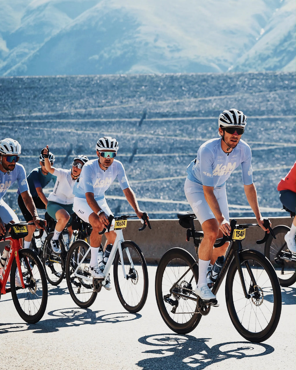 Prévente : Maillot Race manches courtes Bleu Ciel