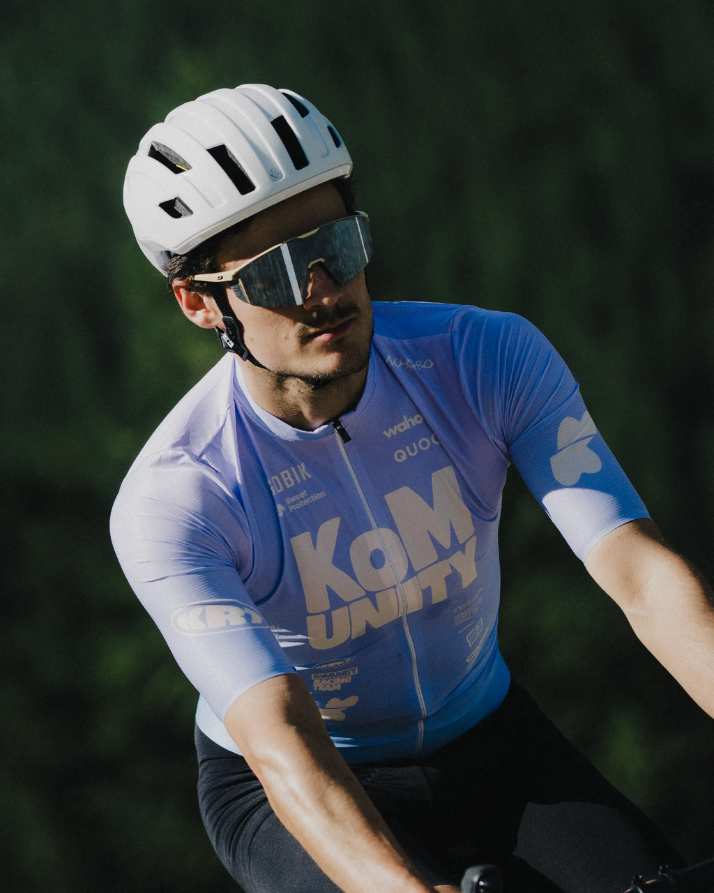 Prévente : Maillot Race manches courtes Bleu Ciel